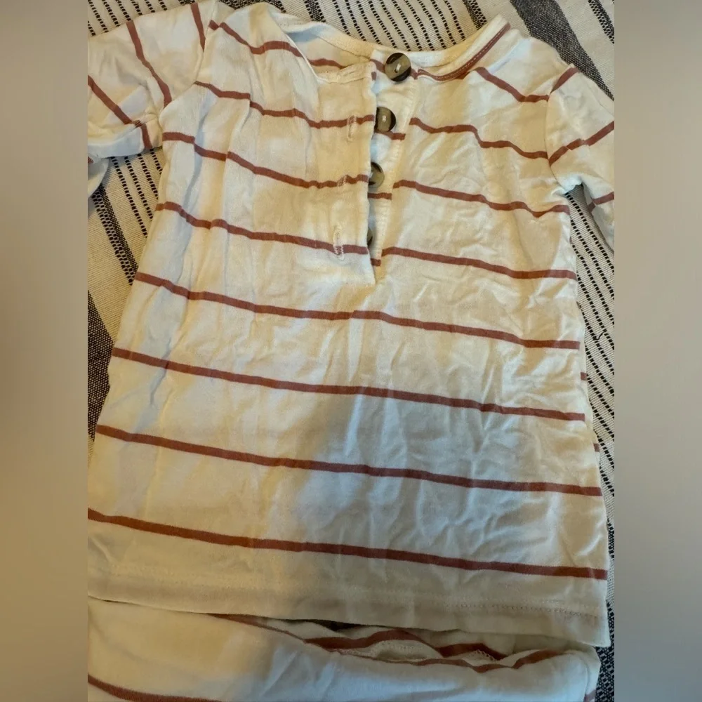 Lou Lou & Co Lydia Top and Bottoms set 3-6 months